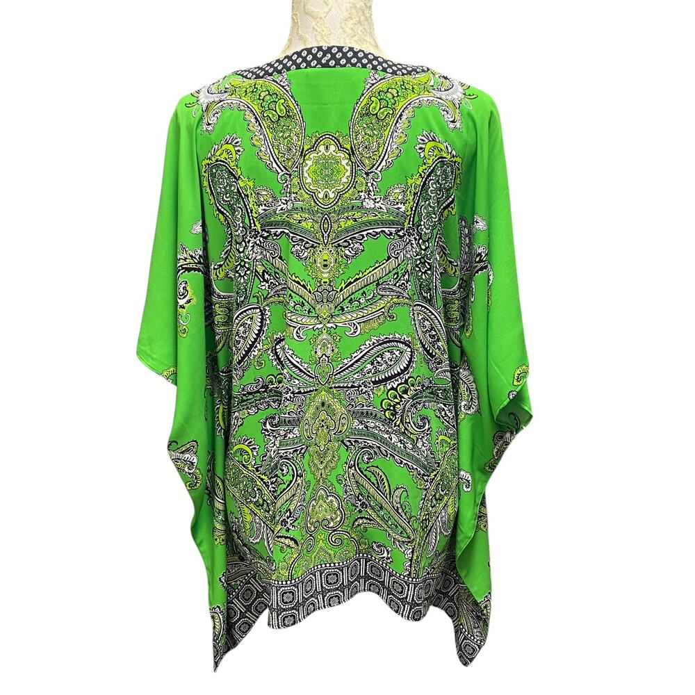 Susan Graver Tunic Medium Liquid Knit Kaftan - Picture 3 of 12